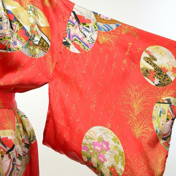 🎎 Kyoto Sen'i, The Tale of Genji Silk Kimono - Picture 6 of 16
